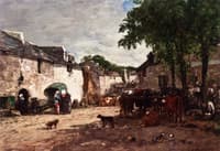 Cattle Market at Daoulas, Brittany