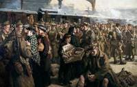 The Return to the Front: Victoria Railway Station