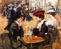 Café dansant, Moulin de la Galette, Paris
