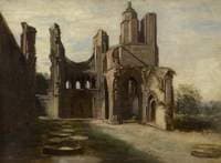 Arbroath Abbey, the Interior, Looking to the West Front