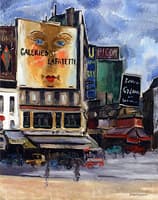 View of Place Blanche, Paris
