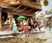 Gallant Scene at the Market