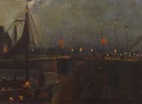 Harbor at Night