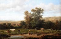 Cattle in the Grassland