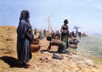 Women Washing along the River Nile, Sudan