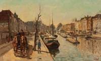Summer's day on the Groenewegje in the Hague