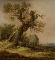 Landscape with an Old Oak Tree