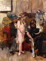 In the Dressing Room of the Ballet School, London