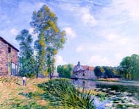 The Loing at Moret in Summer