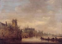 Ruined Town on a River