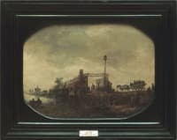 Landscape with a Cart on a Dyke