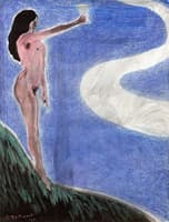 Nude Holding a Cup
