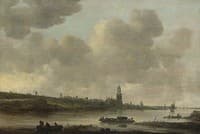 View of Rhenen on the Rhine with the Church of Saint Cunera