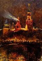 The Moscow Kremlin at Night