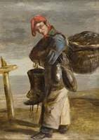 Forfarshire Fisherman Wearing Tackle