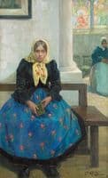 Girl in a Church