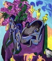 Still Life with Sculptures and Flowers
