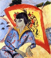 Erna with Japanese Umbrella