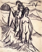 Three Bathers in the Surf