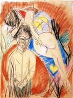 Painter and Nude Woman