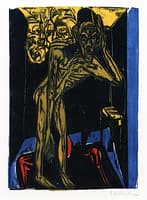Schlemihl Cycle, Sheet 4: Schlemihl in the Solitude of His Room