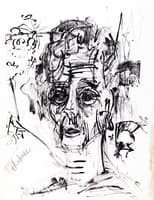 Self-Portrait in Morphine Rush