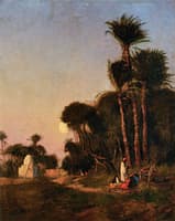 Sundown at the Oasis