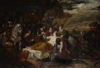 Black Prince Thanking Lord James Audley at Poitiers