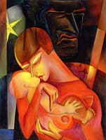 Woman and Saturn