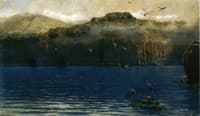 Herons along the Amalfi Coast