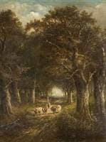Cattle in the Woods