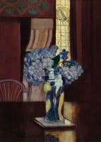 Hortensias in a Vase