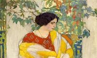Woman on a balcony