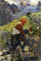 Mother and Child at the Fountain