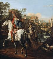Portrait of a Hussars Officer