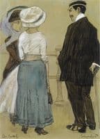 Conversation on the Boulevard, Scheveningen