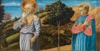 Saint Jerome and the blessed Bartolo Buompedoni of San Gimignano