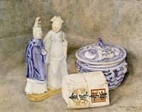 Still Life with Chinese Statuettes