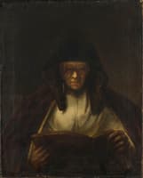 Old Woman Reading
