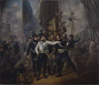 Duke Charles (Later king Charles XIII) at the Battle of Hogland on 17 July 1788