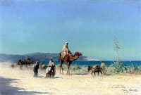 Arabs on a Coastal Road