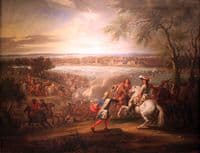 Louis XIV, King of France, crosses the Rhine at Lobith