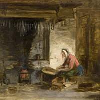 The Interior of a Fisherman's Cottage