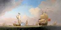 King George II in the Royal Yacht on a Return from Hanover