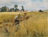Moisson près du ru Chailly