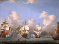 The Battle of Cape Passaro, 11 August 1718