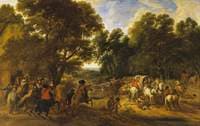 Bandits Holding up Travellers