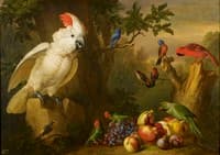 Birds and Fruit in a Landscape