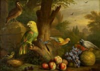 Birds and Fruit in a Landscape