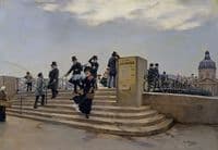 A Windy Day on the Pont des Arts